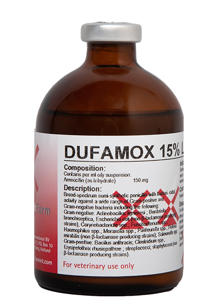 DUFAMOX 15% LA. INJ