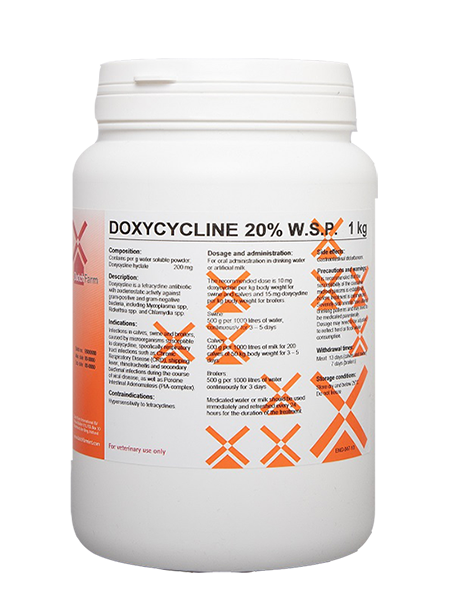 DOXYCYCLINE 20% W.S.P